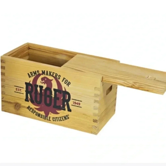 Ruger Vintage Wooden Storage Box - Picture 4 of 4